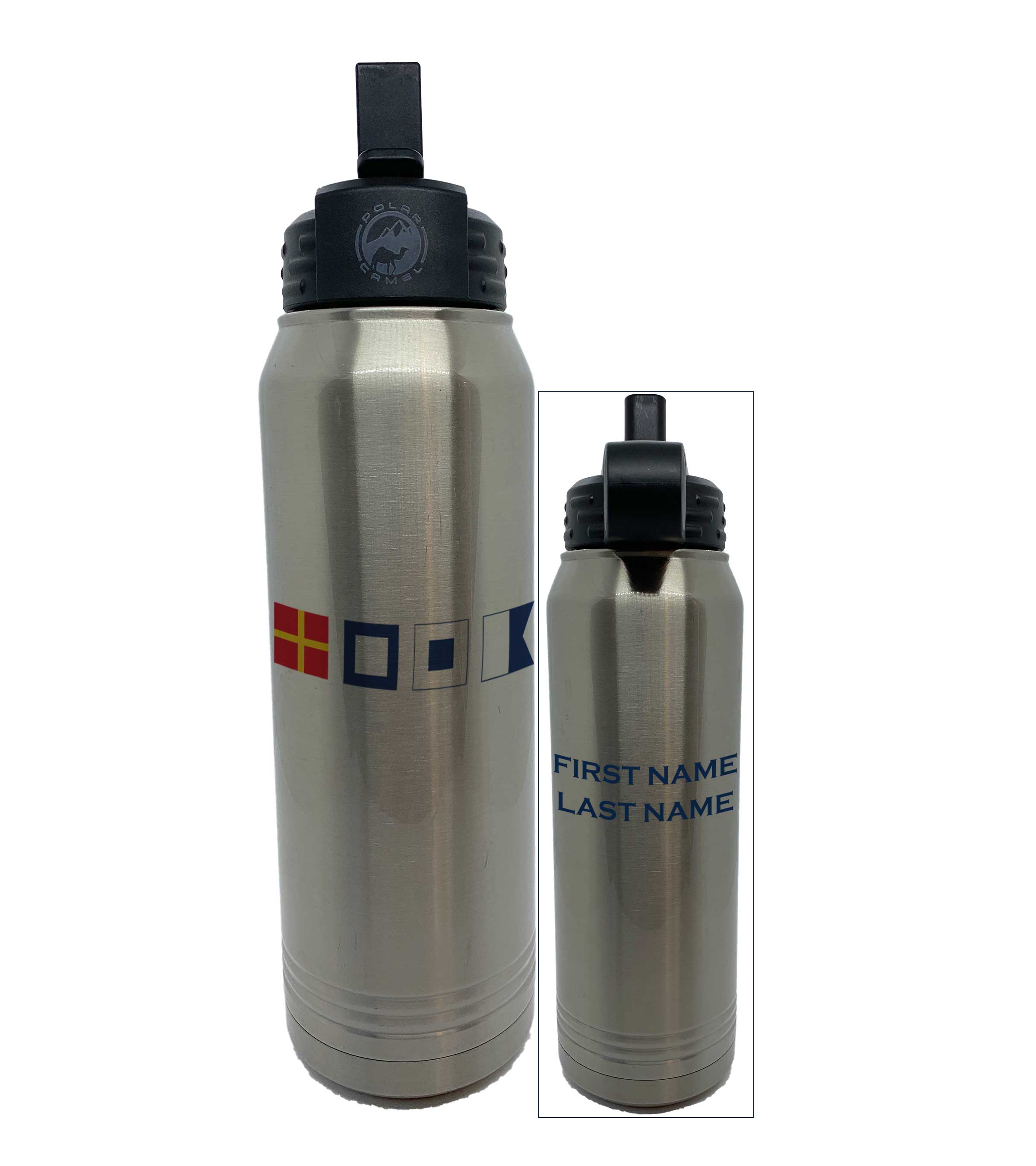 Polar Camel Large Water Bottle with Straw - RPSA Flags