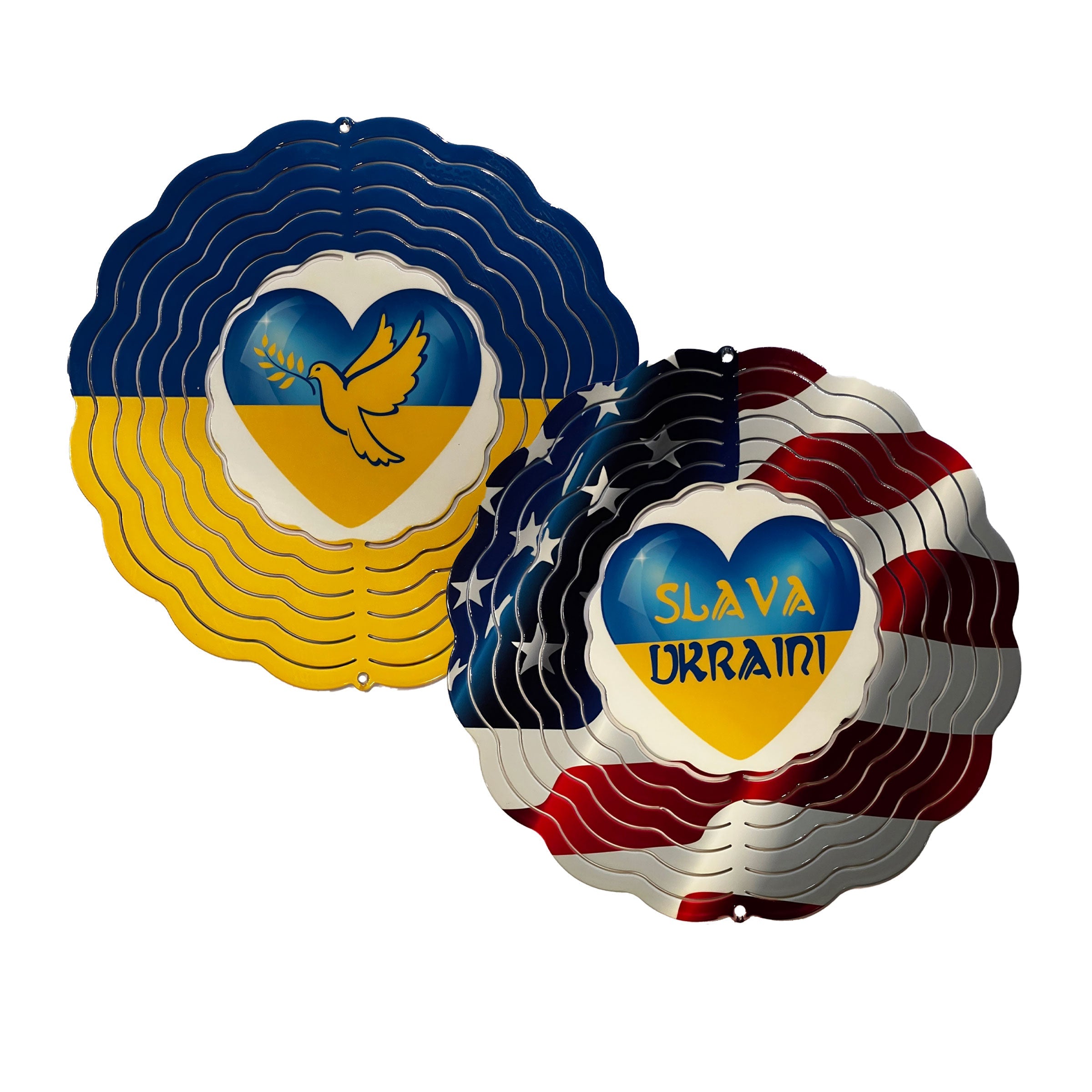 Slava Ukraini Wind Spinner 10 inch