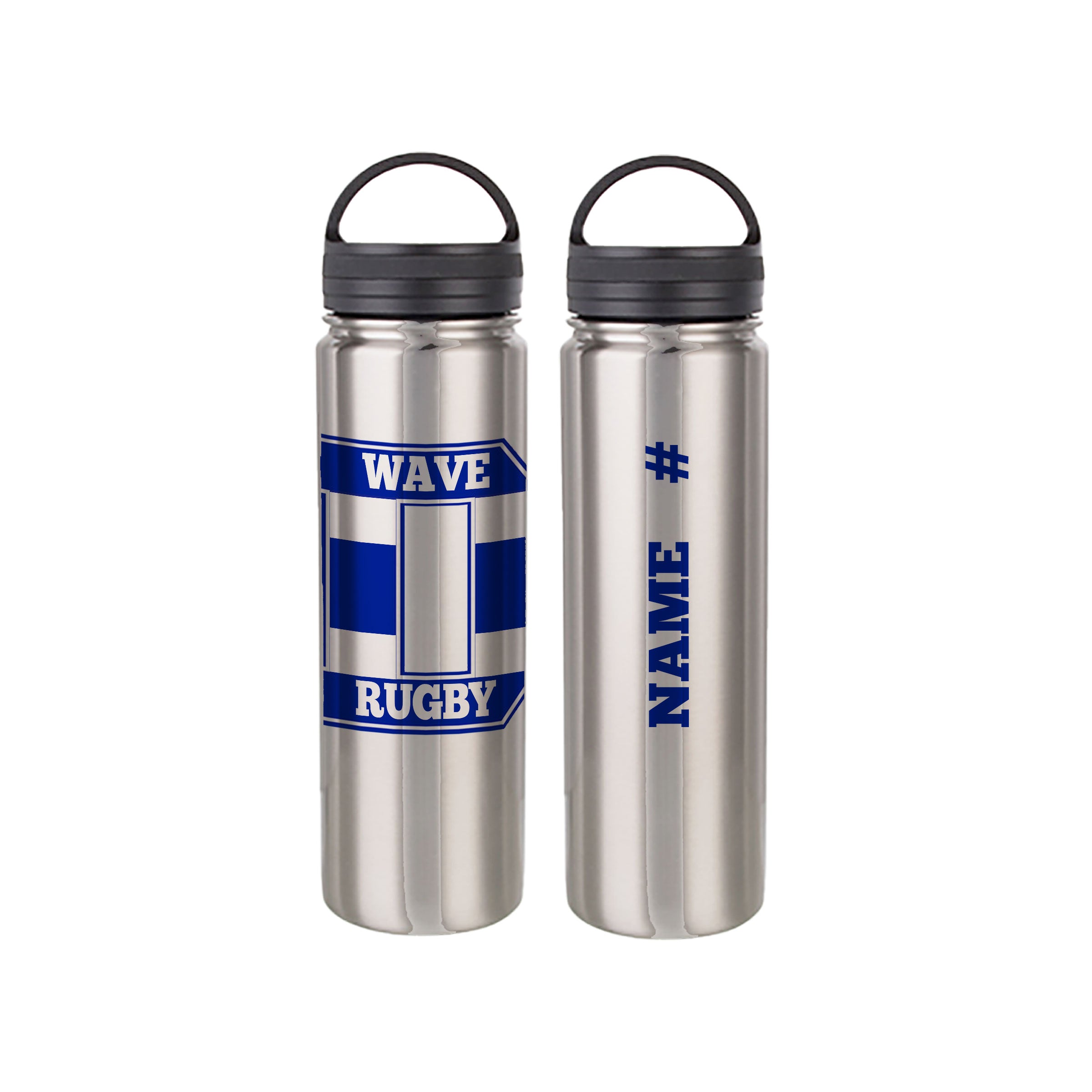 Wide Mouth Water Bottle 23oz - Rugby