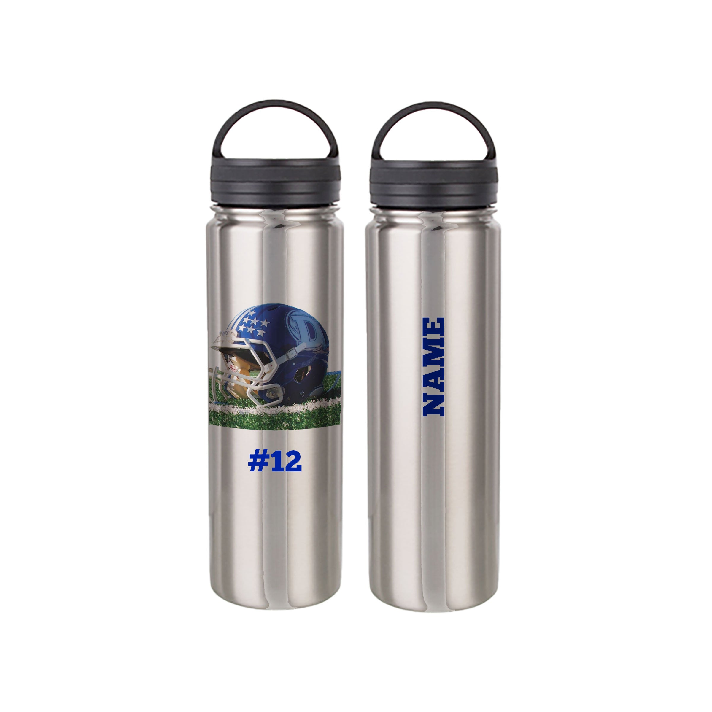 Wide Mouth Water Bottle 23oz - Football