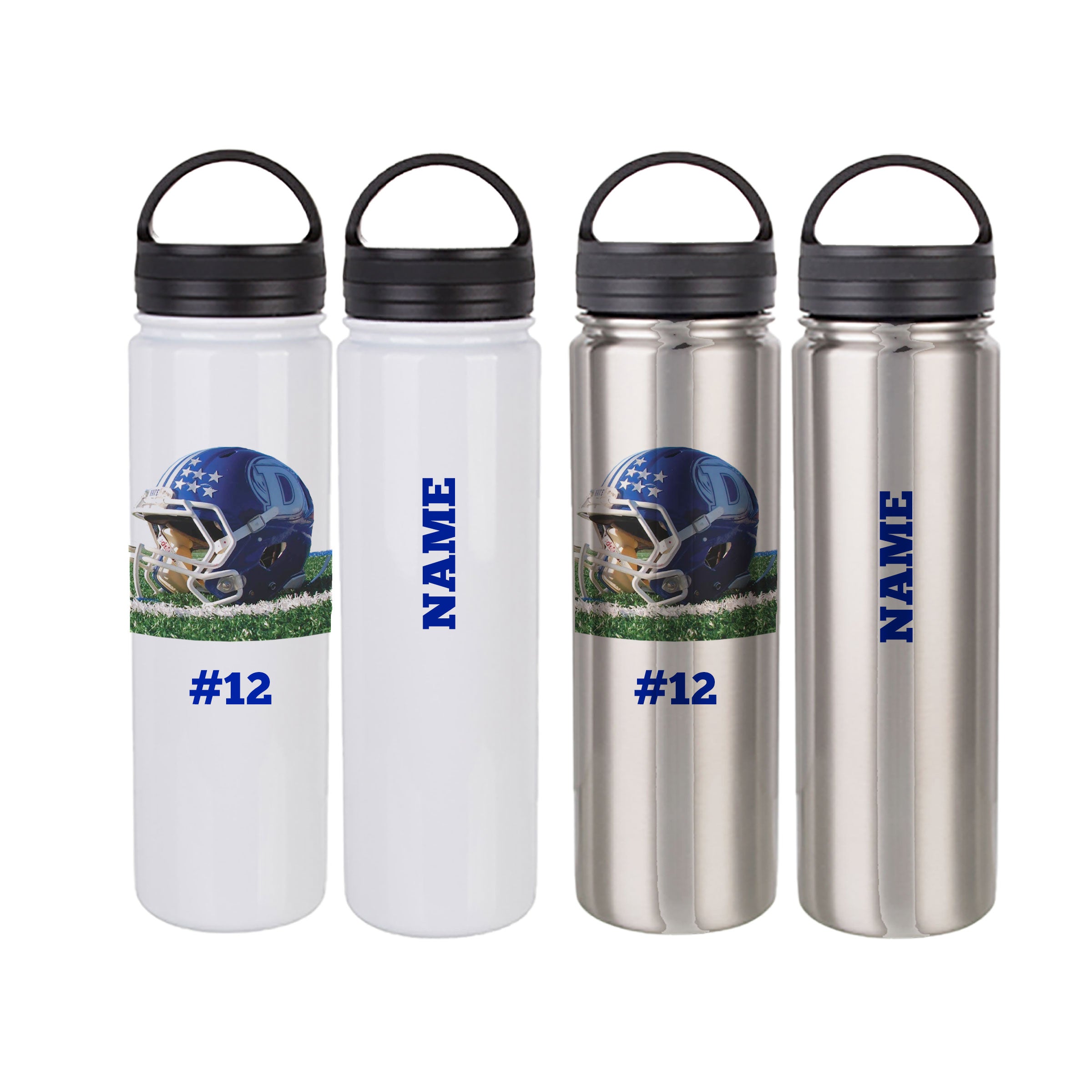 Wide Mouth Water Bottle 23oz - Football