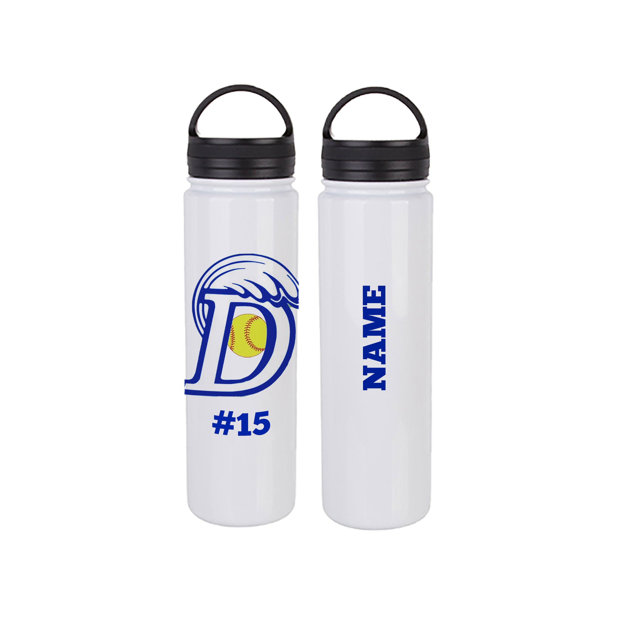 Wide Mouth Water Bottle 23oz - Softball