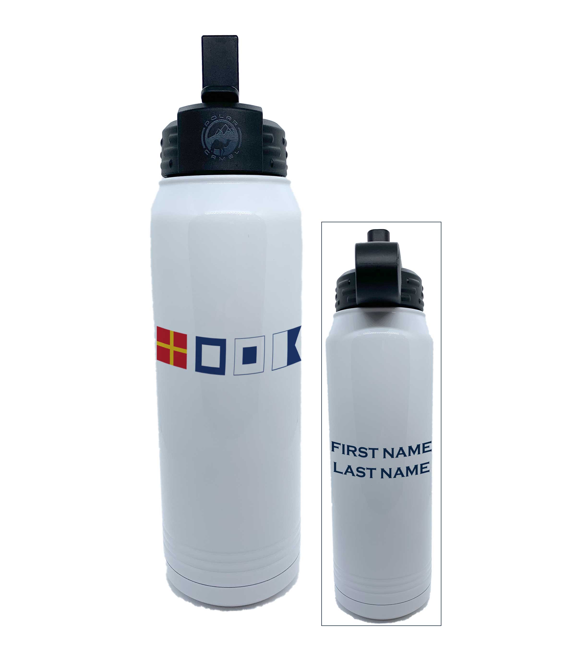 Polar Camel Large Water Bottle with Straw - RPSA Flags